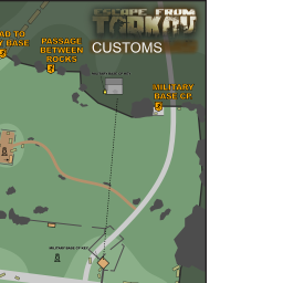Game Maps Escape From Tarkov Customs Map