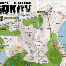 Game Maps Escape From Tarkov Woods Map